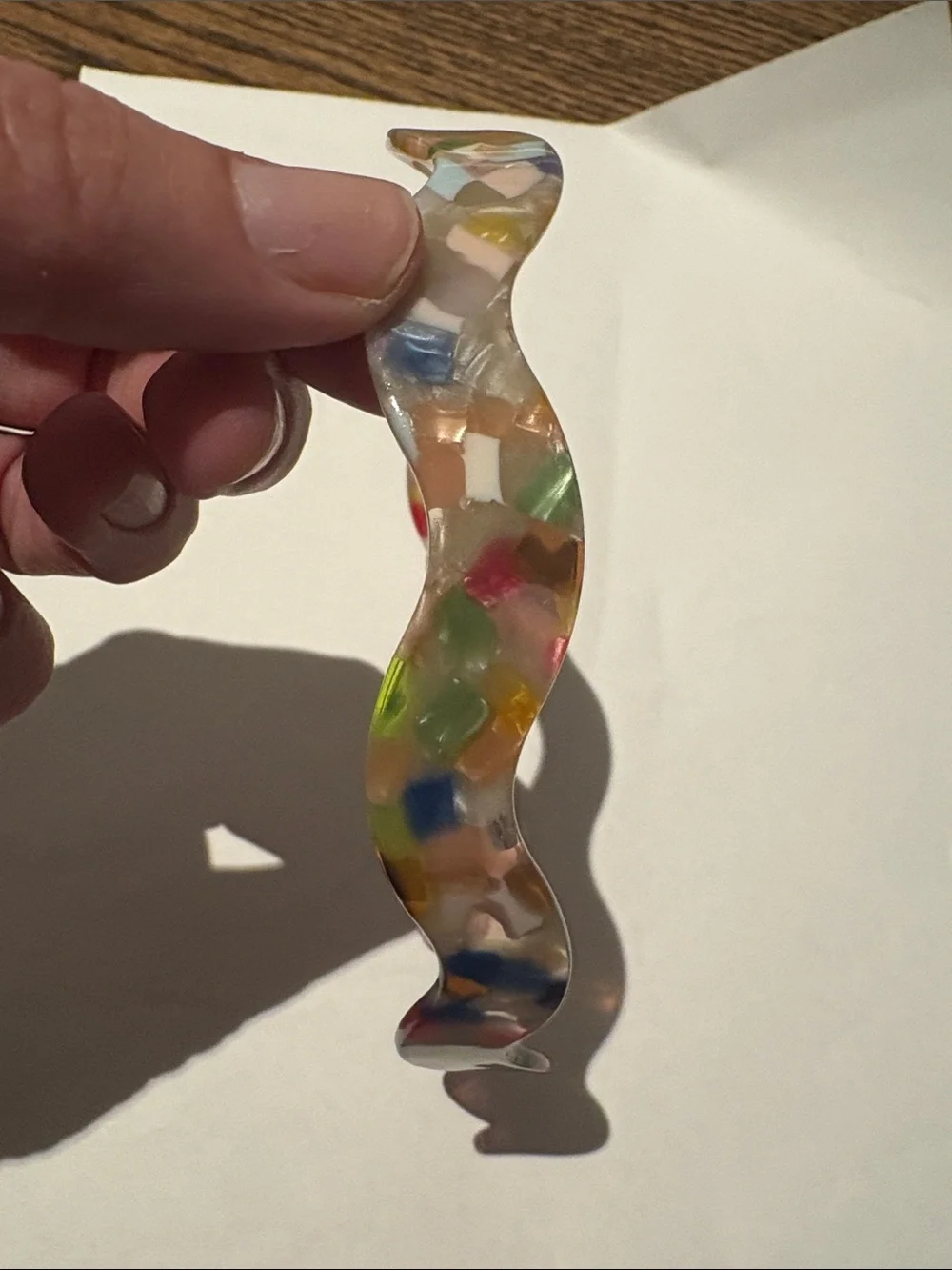 Crewcuts wavy rainbow tortoise headband